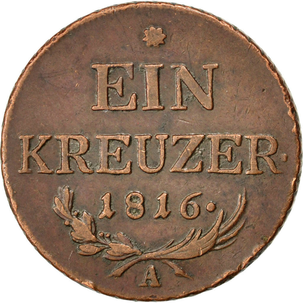 Coin, Austria, Franz II (I), Kreuzer, 1816, Vienne, EF(40-45), Copper, KM:2113