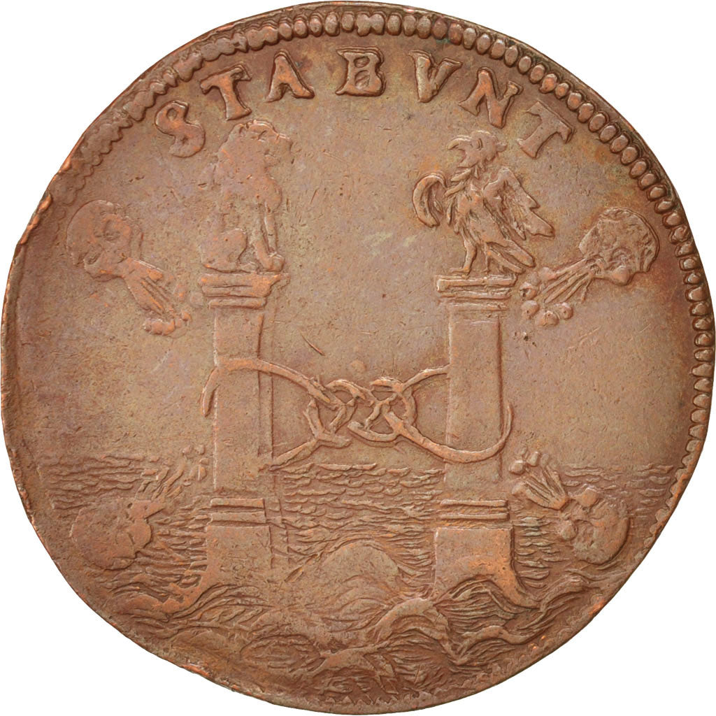 Netherlands, Spanish Netherlands, Token, 1664, AU(50-53), Copper, 32mm