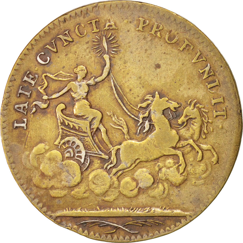 France, Token, Royal, Louis XIV, EF(40-45), Brass