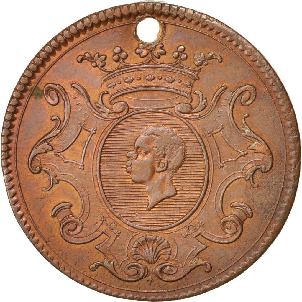 Francia, Token, Royal, Morelet de Couchey, 1727, SPL-, Rame
