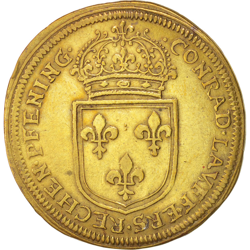 France, Token, Royal, Louis XIV, AU(55-58), Brass