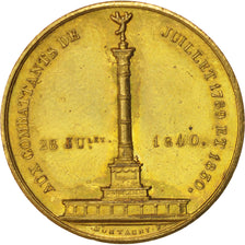 France, Token, 1840, Montagny, AU(55-58), Brass