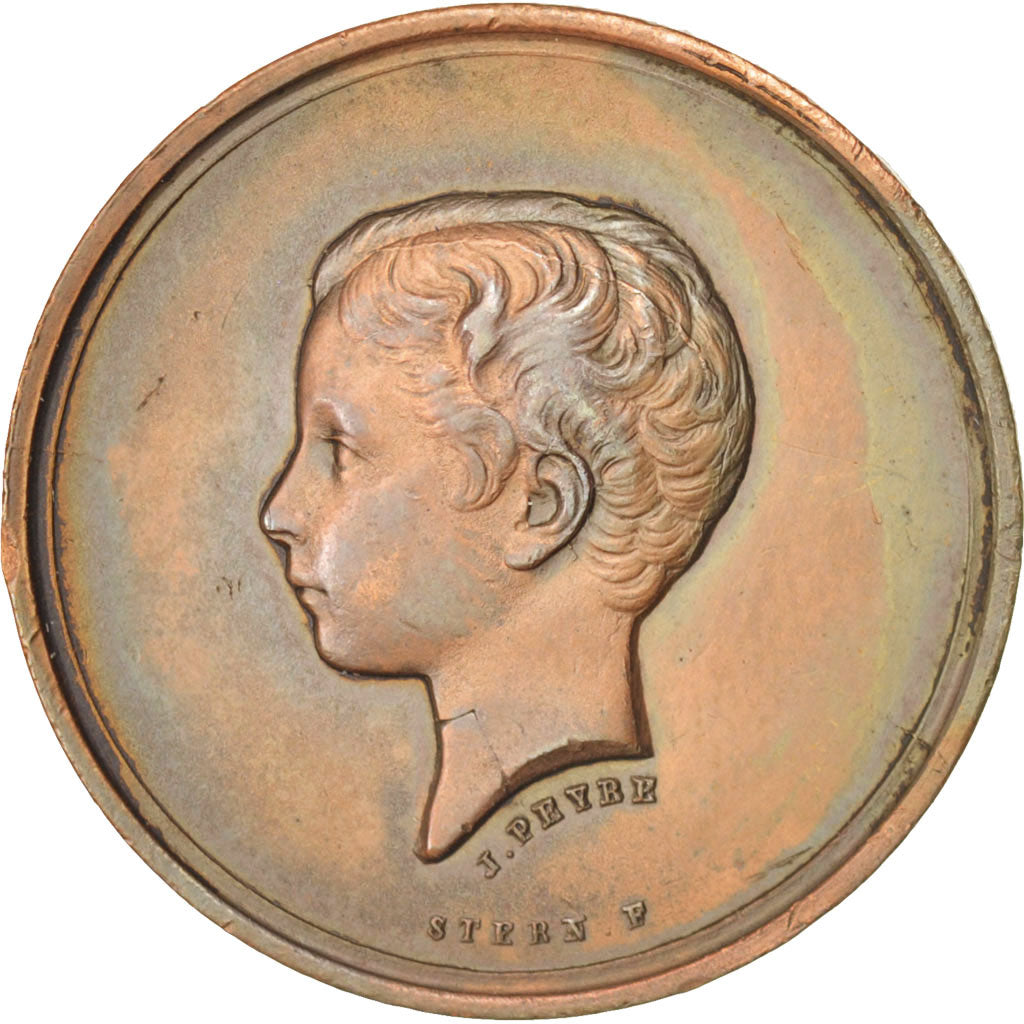 France, Jeton, Second Empire, Société du Prince Impérial, 1862, TTB+, Cuivre