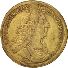 France, Token, Royal, Louis XIV, VF(30-35), Brass