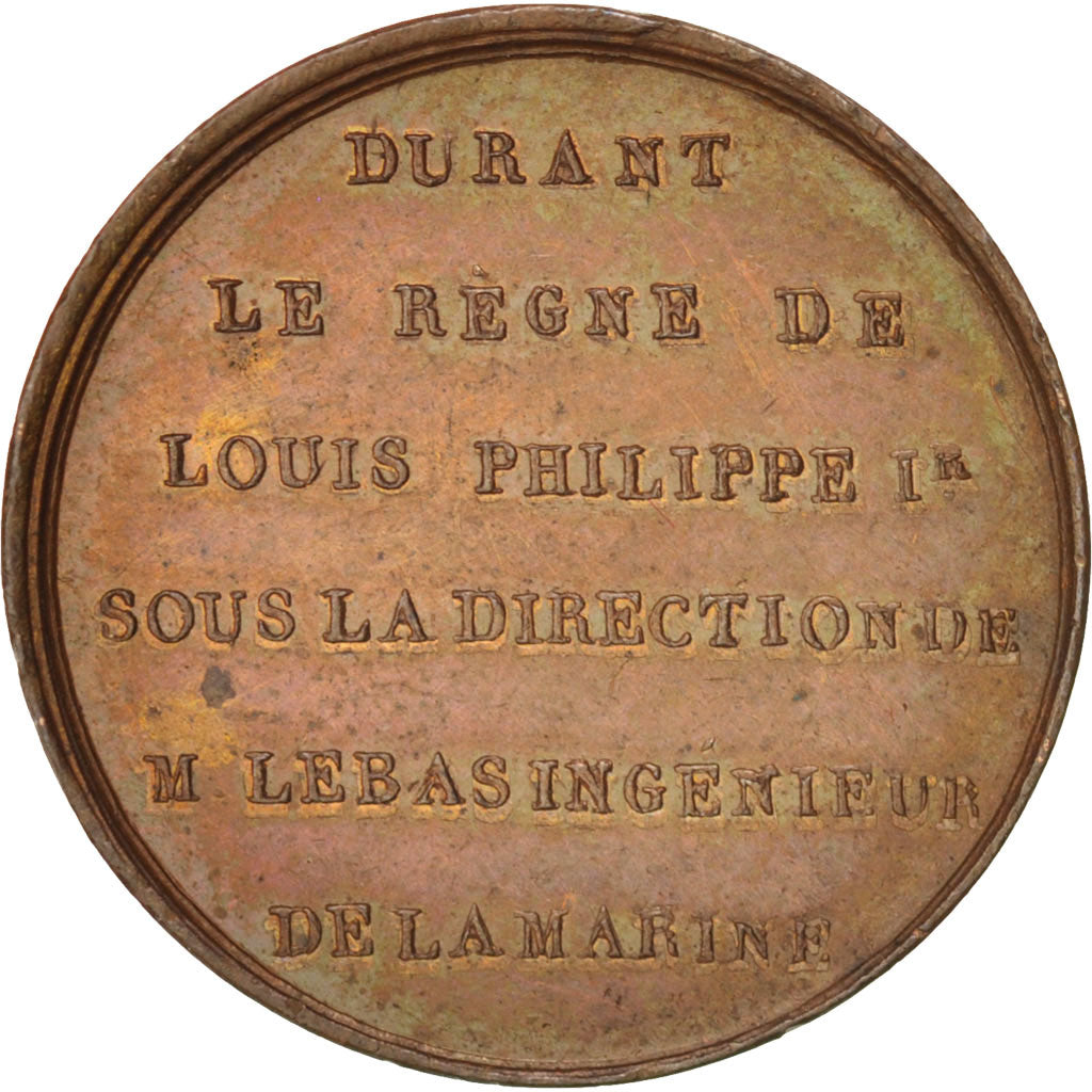 France, Token, Obélisque de Louqsor, 1836, AU(55-58), Copper