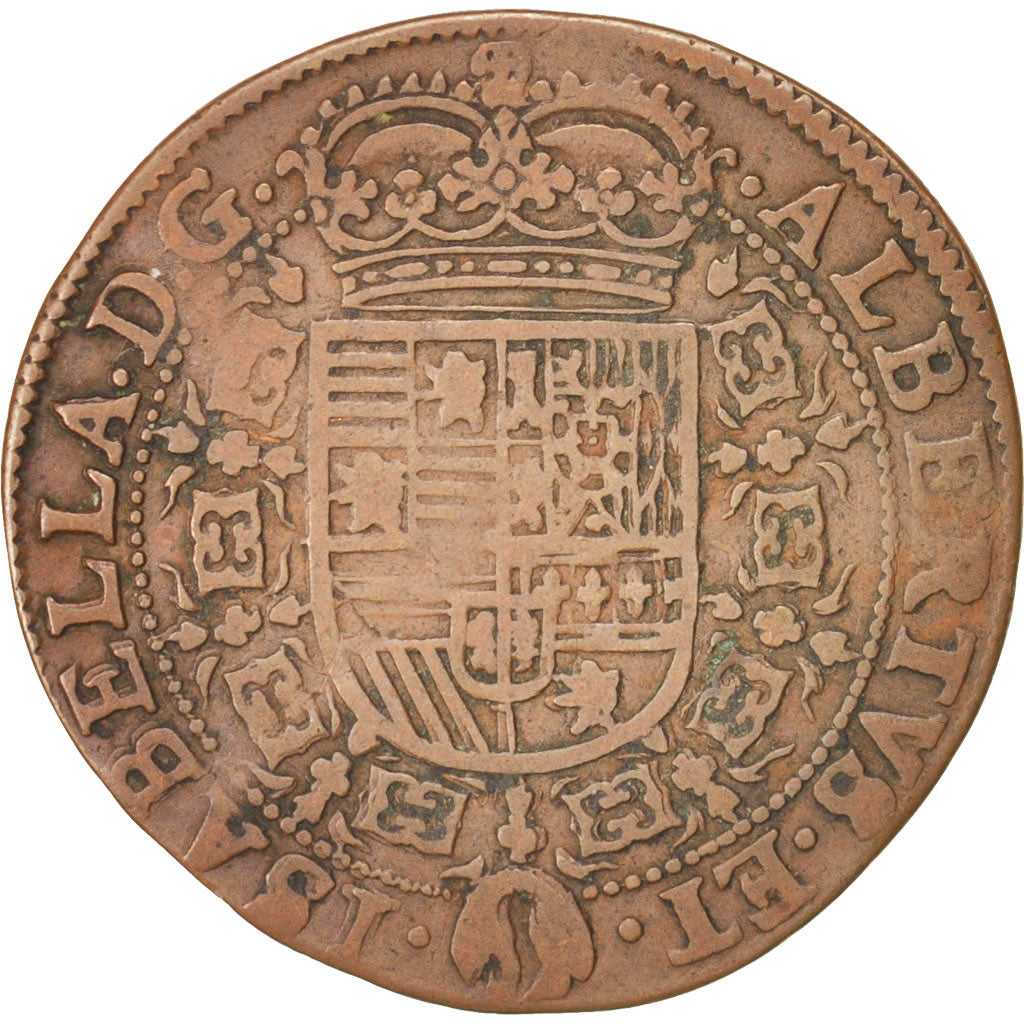 Paesi Bassi, Token, Spanish Netherlands, Flandre, Albert Ier et Isabelle, 1621