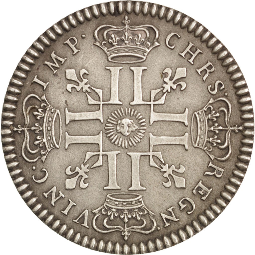 France, Royal, Small Louis d'argent copy, Louis XV, Token, 1720, AU(55-58)