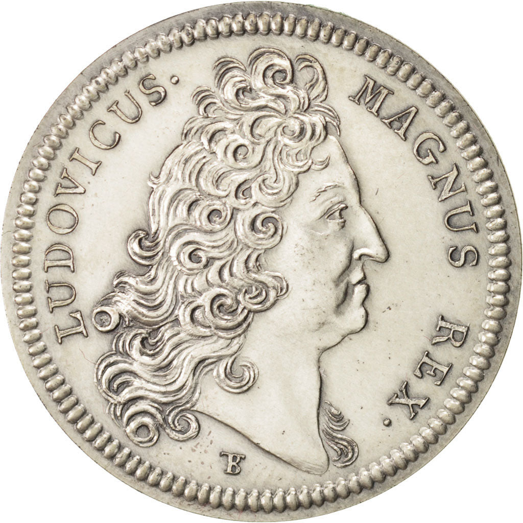France, Medal, Louis XIV, History, 1969, AU(55-58), Silver