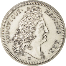 France, Medal, Louis XIV, History, 1969, AU(55-58), Silver