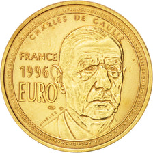 France, Medal, Charles De Gaulle, History, 1996, SUP, Laiton