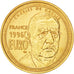 France, Medal, Charles De Gaulle, History, 1996, SUP, Laiton