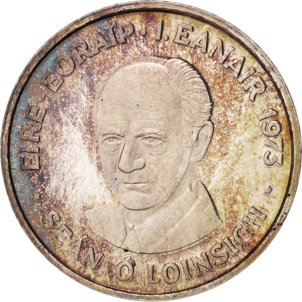France, Medal, European coinage test, 0,10 ecu, History, 1987, MS(63), Silver