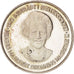 France, Medal, European coinage test, 0,20 ecu, History, 1987, MS(63), Silver