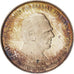 France, Medal, European coinage test, 0,05 ecu, History, 1987, SPL, Argent