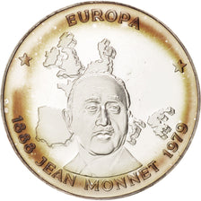 France, Medal, European coinage test, 2 ecu, History, 1988, SPL, Argent