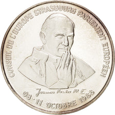 France, European coinage test, 5 ecu, History, Medal, 1988, MS(63), Silver, 29