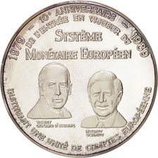 France, European coinage test, 5 ecu, History, Medal, 1988, MS(63), Silver, 29