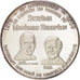 France, European coinage test, 5 ecu, History, Medal, 1988, MS(63), Silver, 29