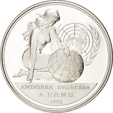 Italy, European coinage test, 10 ecu, History, Medal, 1994, MS(65-70), Silver...
