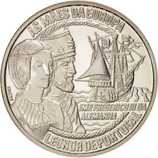 Portugal, European coinage test, 5 euro, Politics, Society, War, Medal, 1998