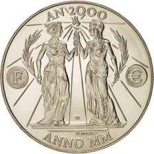 France, Medal, European coinage test, Politics, Society, War, 2000, SPL, Nickel