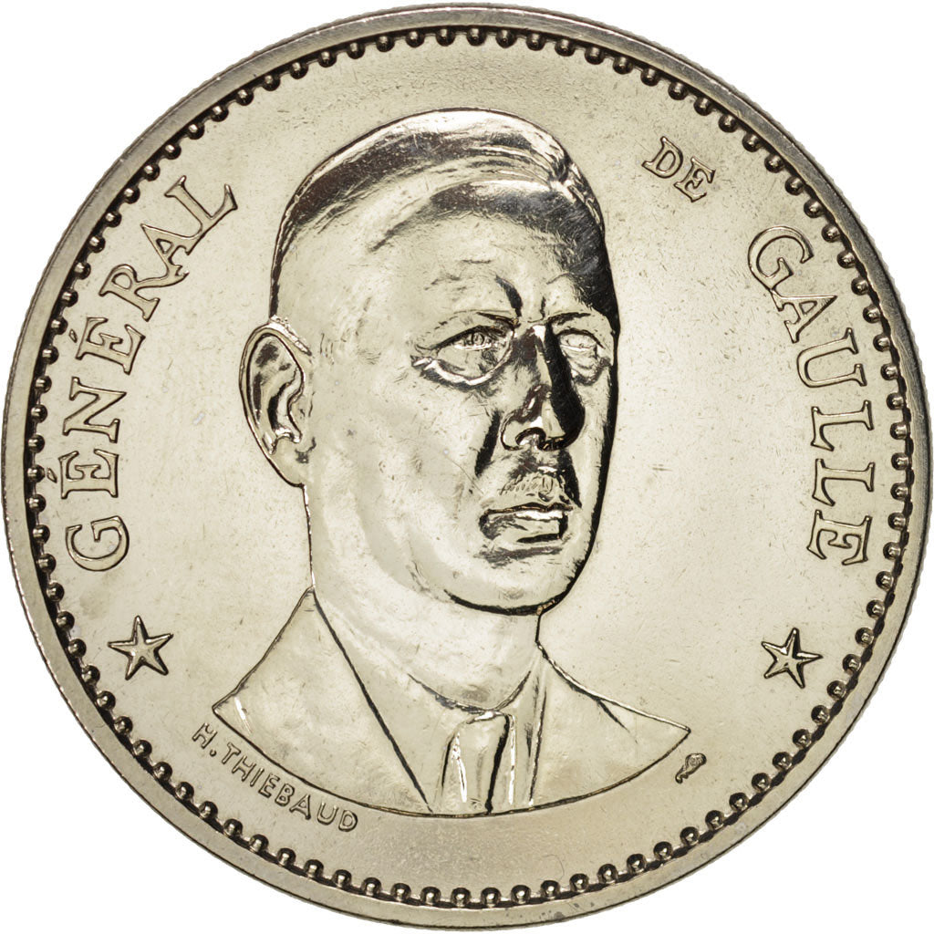 Francia, Medal, Charles De Gaulle, History, SPL, Nichel