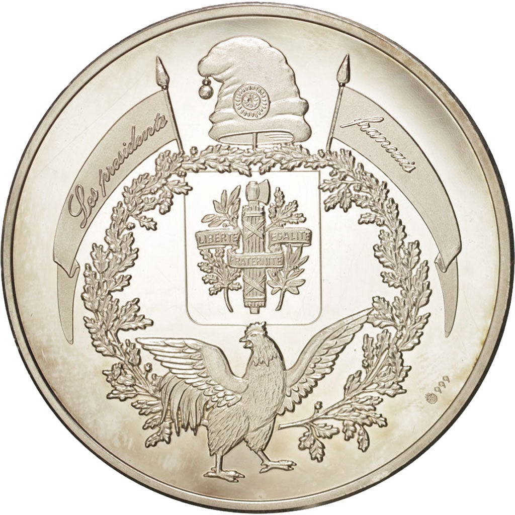 Francia, Medal, Les Présidents de la République, Valérie Giscard d'Estaing *