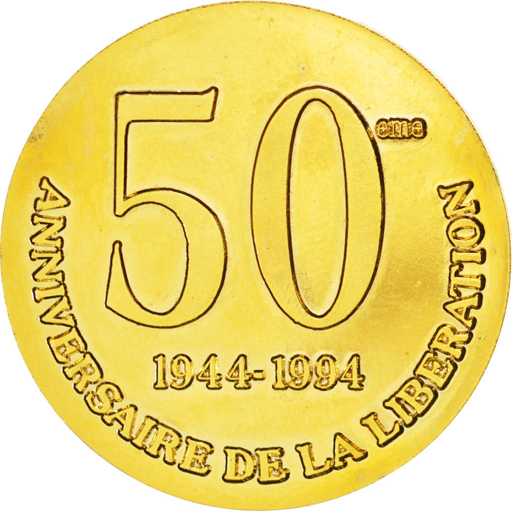 France, Medal, Charles De Gaulle, 50th liberation anniversary, History, 1994