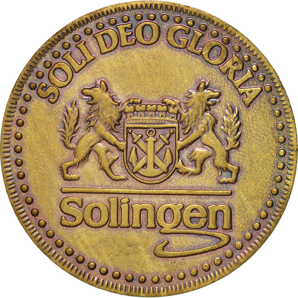 Deutschland, Medal, Ein Trimm Taler, Politics, Society, War, 1985, SS+, Kupfer