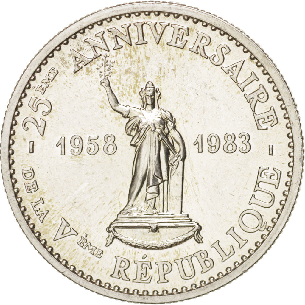 France, Medal, Charles De Gaulle, History, 1983, AU(55-58), Silver