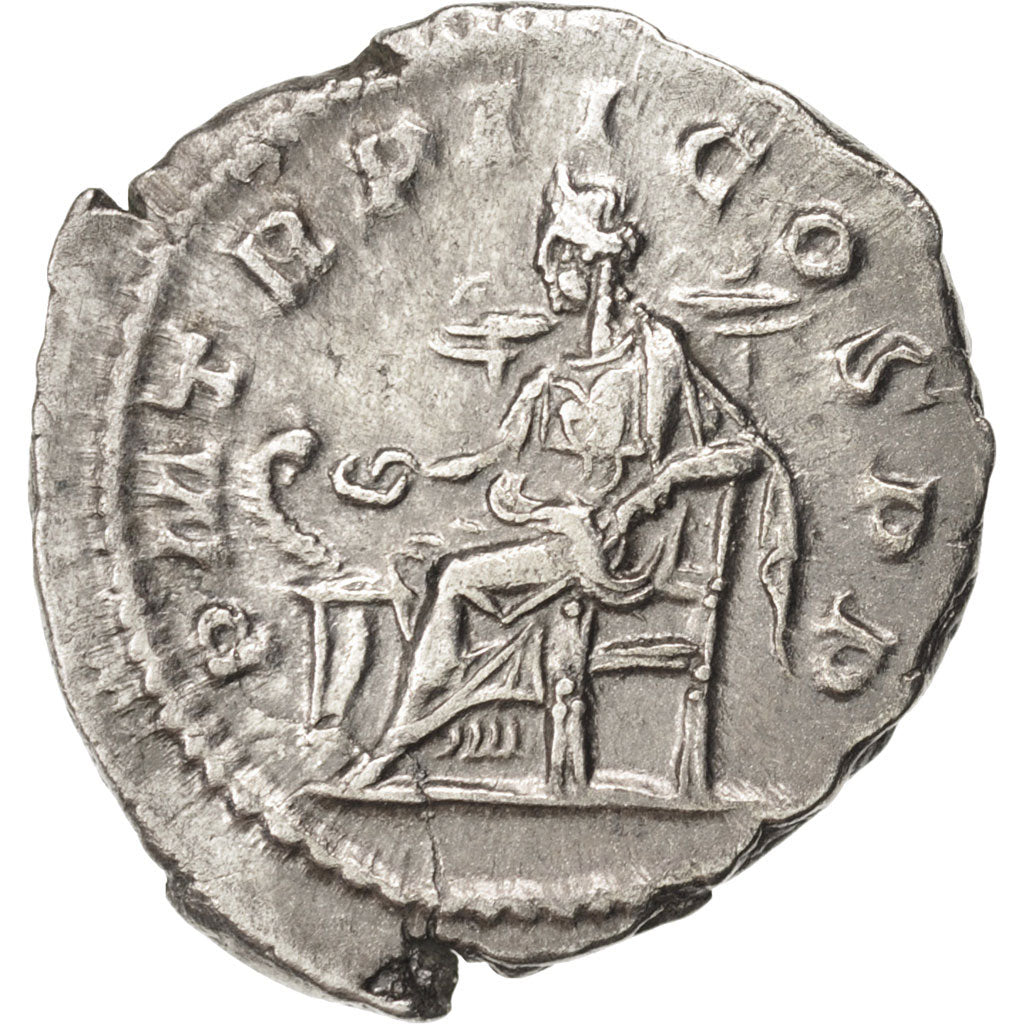Coin, Severus Alexander, Denarius, AD 223, Rome, AU(50-53), Silver, RIC:32