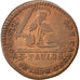 GERMAN STATES, 3 Pfenning, 1753, KM #430, VF(30-35), Copper, 4.28