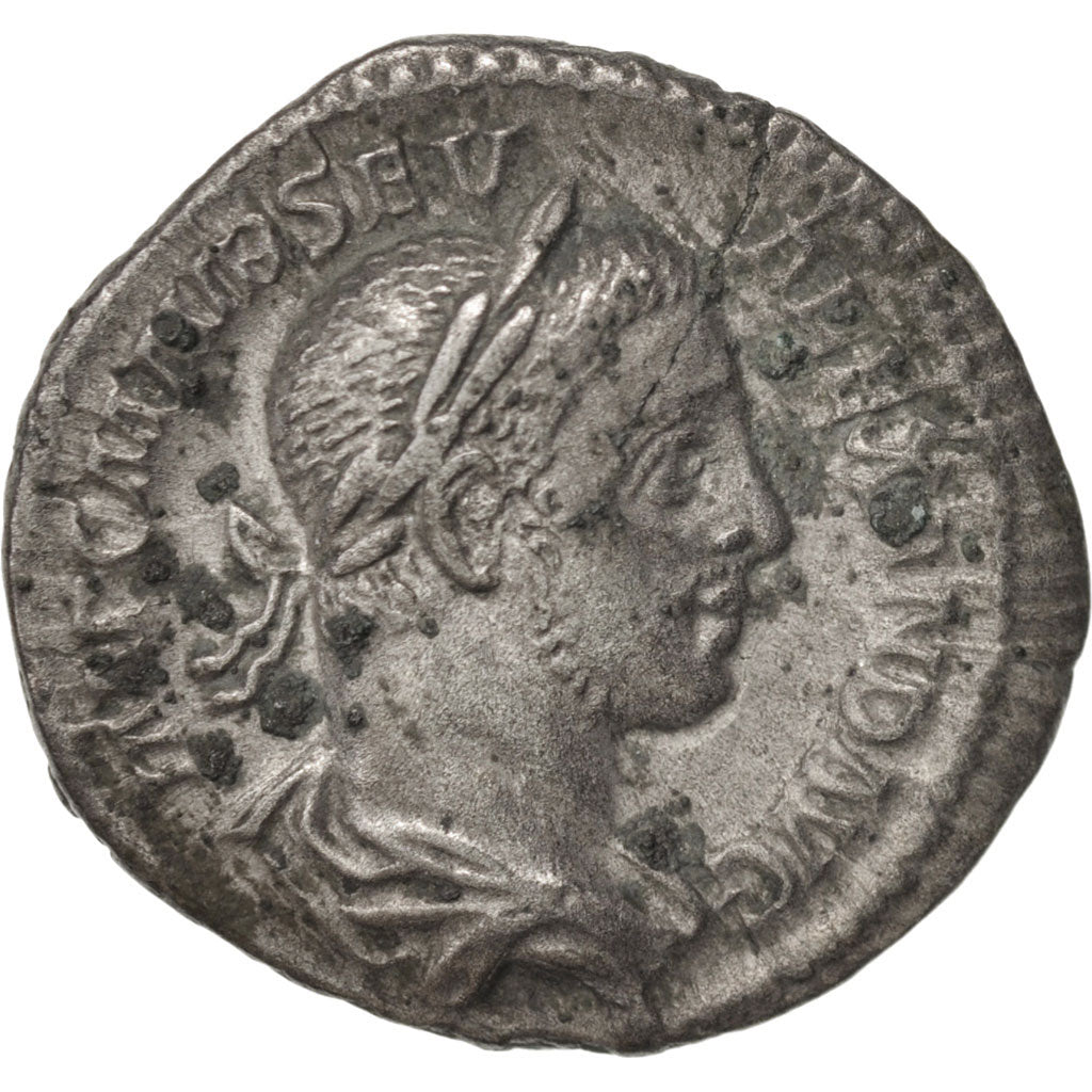 Coin, Severus Alexander, Denarius, AD 226, Rome, VF(30-35), Silver, RIC:168