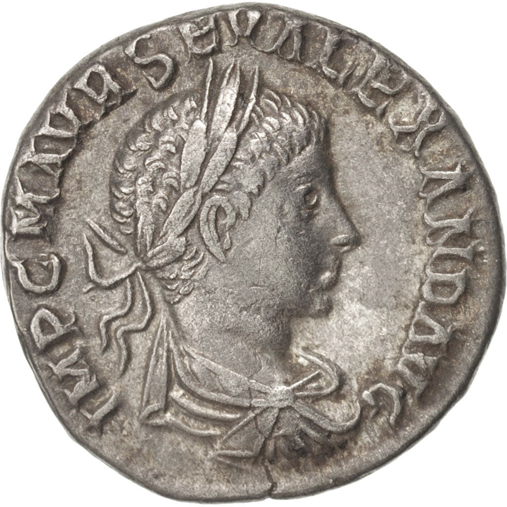Moneda, Severus Alexander, Denarius, AD 223, Antioch, EBC, Plata, RIC:275