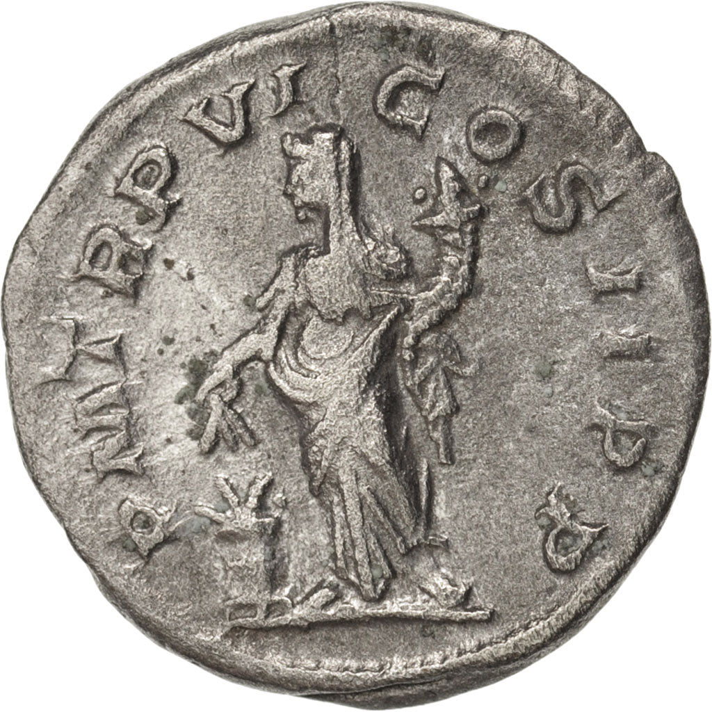 Coin, Severus Alexander, Denarius, 227, Rome, AU(50-53), Silver, RIC:65