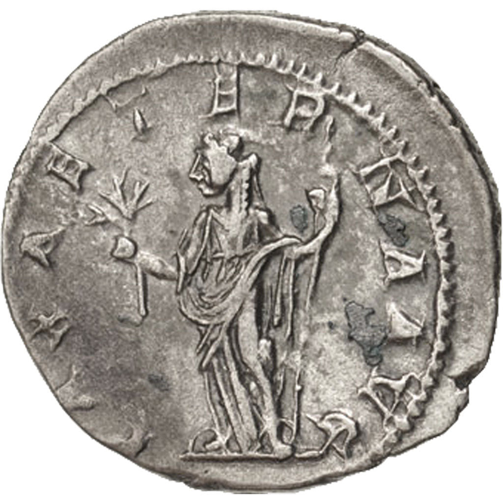 Coin, Severus Alexander, Denarius, AD 223, Rome, AU(50-53), Silver, RIC:291