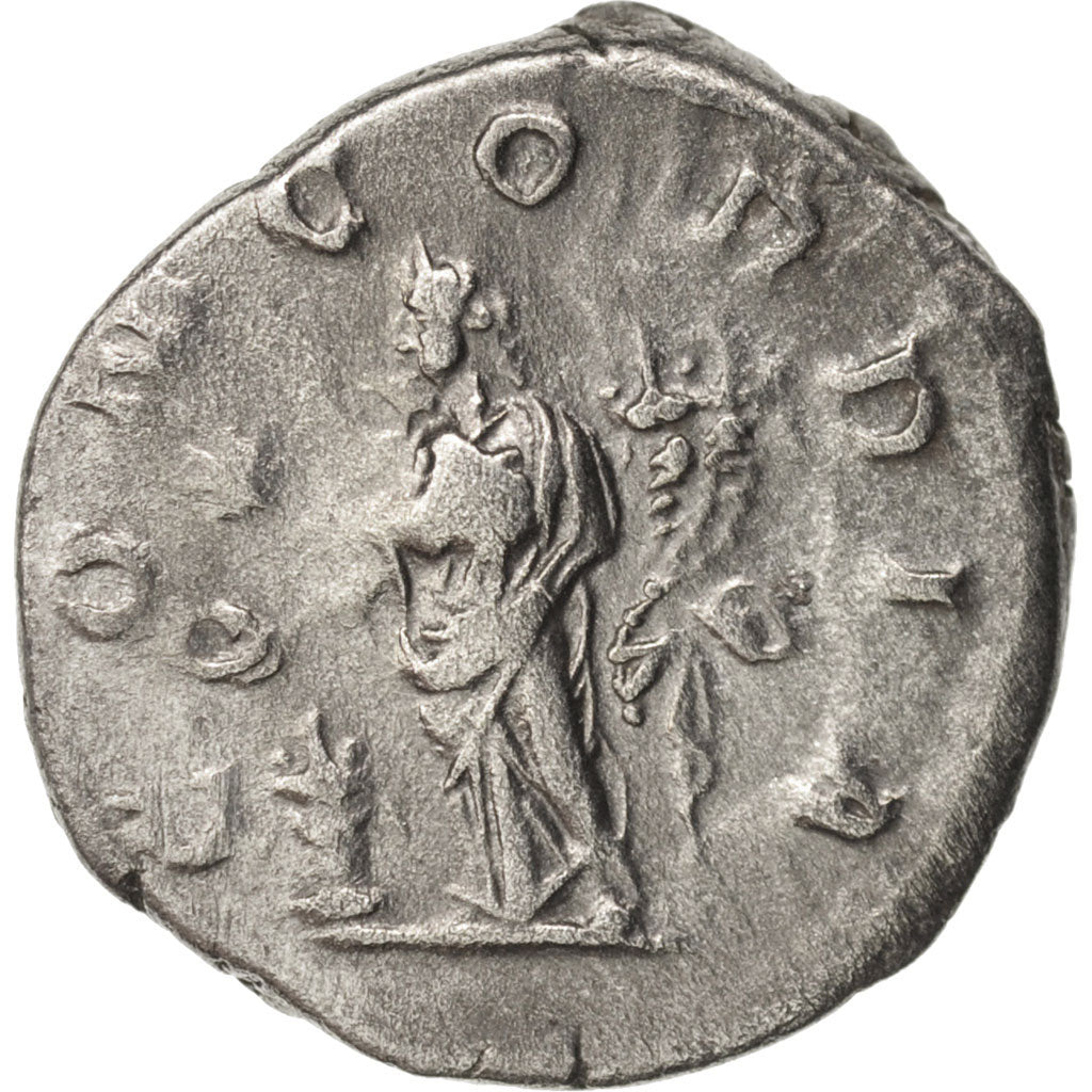 Coin, Aquilia Severa, Denarius, 220, Roma, EF(40-45), Silver, RIC:225
