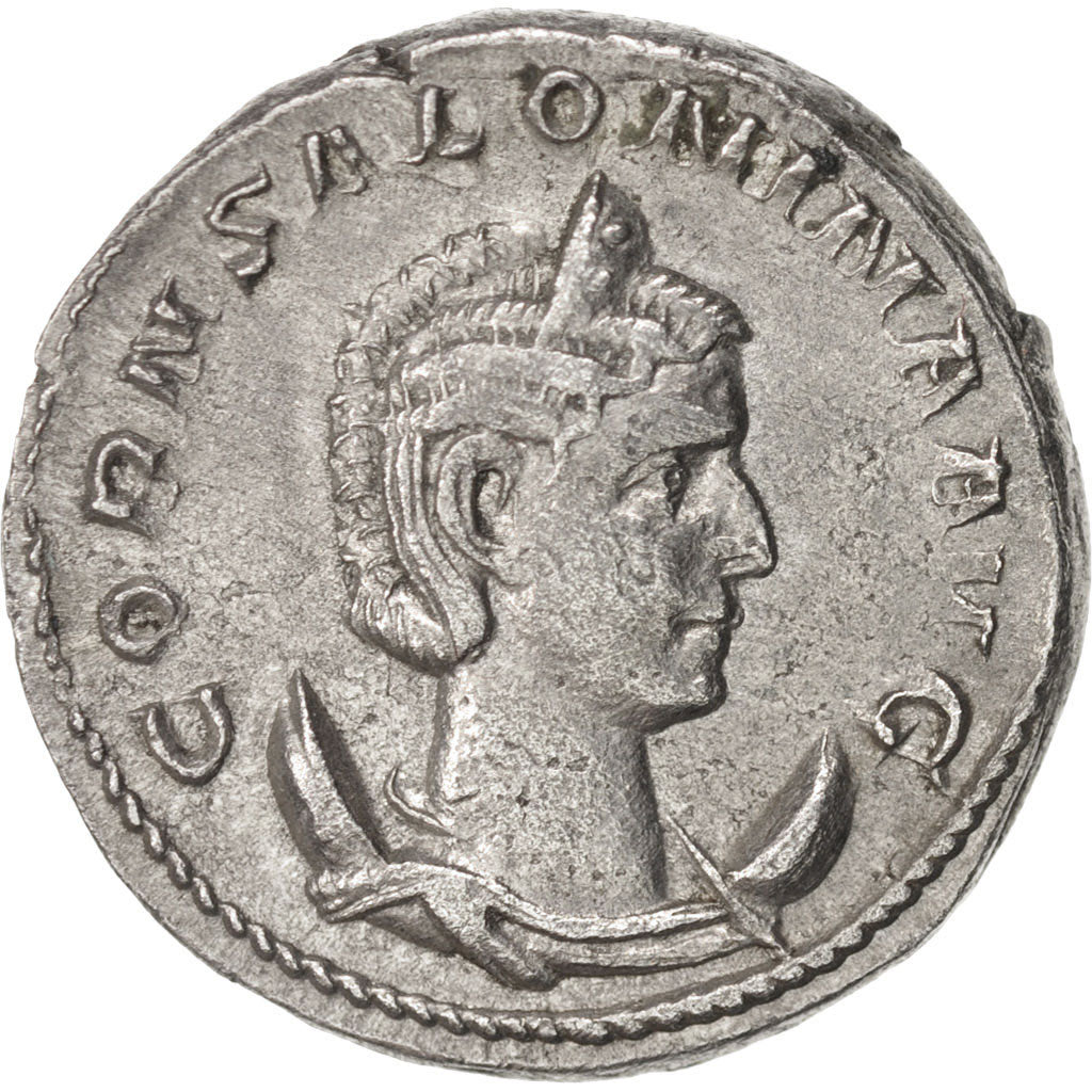 Moneta, Salonina, Antoninianus, 254, Viminacium, BB+, Biglione