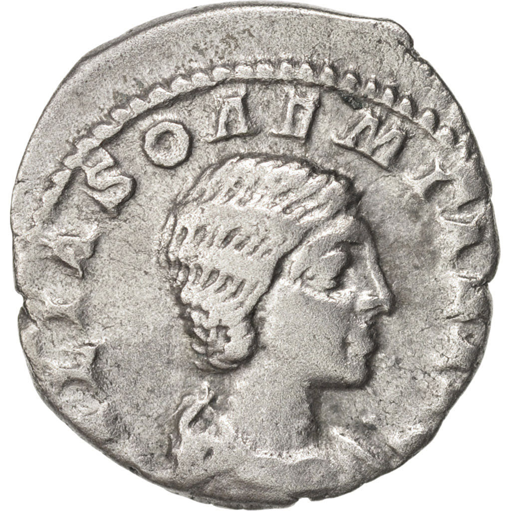 Coin, Julia Soaemias, Denarius, 219, Roma, EF(40-45), Silver, RIC:243