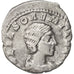 Coin, Julia Soaemias, Denarius, 219, Roma, EF(40-45), Silver, RIC:243