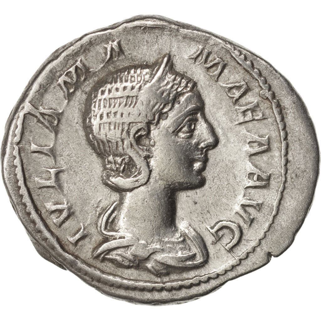 Coin, Julia Mamaea, Denarius, 231, Roma, AU(50-53), Silver, RIC:358