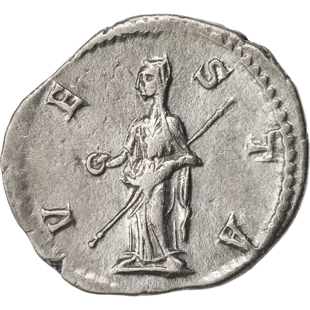 Julia Mamaea, Denarius, 226, Roma, AU(55-58), Silver, RIC:360