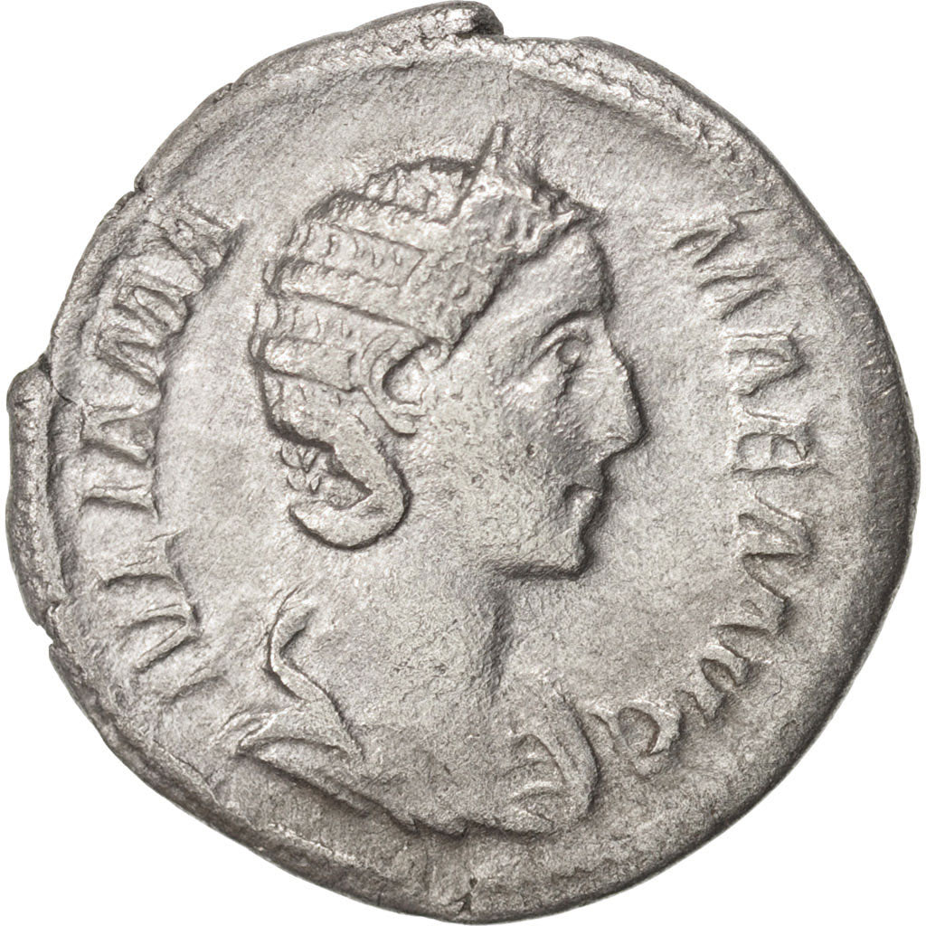 Coin, Julia Mamaea, Denarius, AD 226, Roma, EF(40-45), Silver, RIC:360