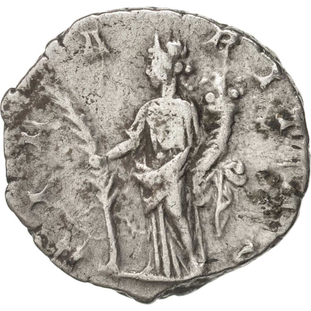 Julia Domna, Denarius, 202, Roma, VF(30-35), Silver, RIC:556