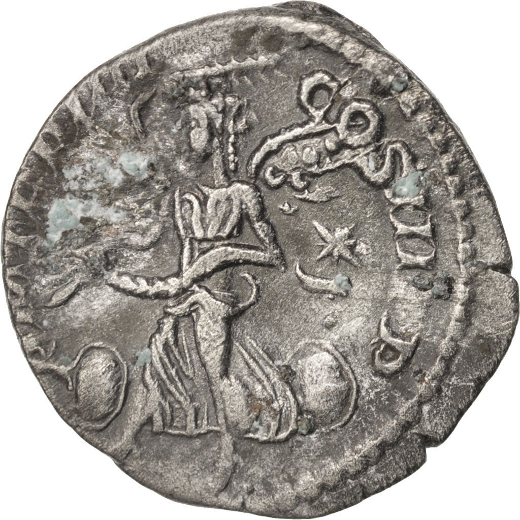 Coin, Elagabalus, Denarius, 221, Roma, AU(55-58), Silver, RIC:45 var.