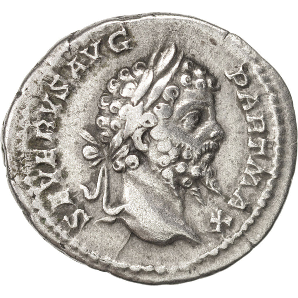 Septimius Severus, Denarius, 201, Roma, AU(50-53), Silver, RIC:167a