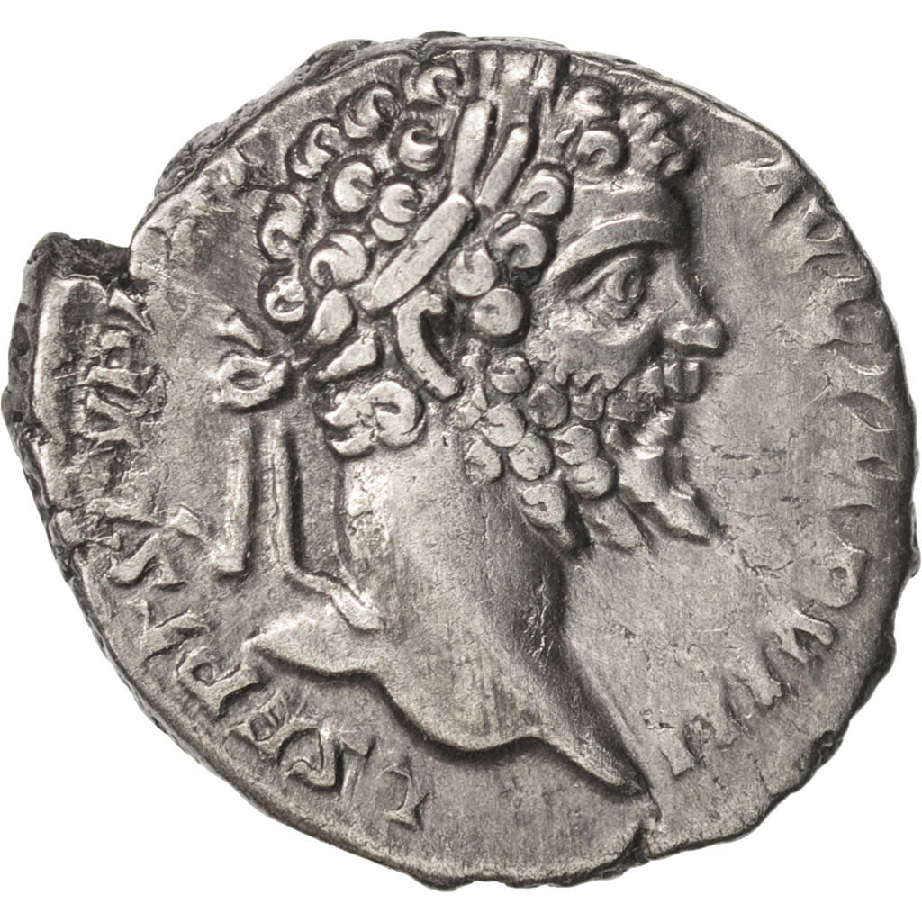 Coin, Septimius Severus, Denarius, 207, Roma, AU(50-53), Silver, RIC:308