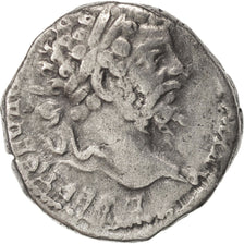 Septimius Severus, Denarius, 198, Roma, VF(30-35), Silver, RIC:111a