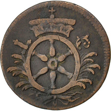 GERMAN STATES, Pfennig, 1766, KM #355, VF(30-35), Copper, 1.77