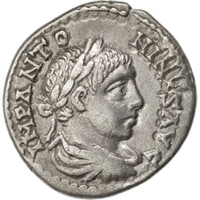 Coin, Elagabalus, Denarius, 219, Antioch, AU(50-53), Silver, RIC:167